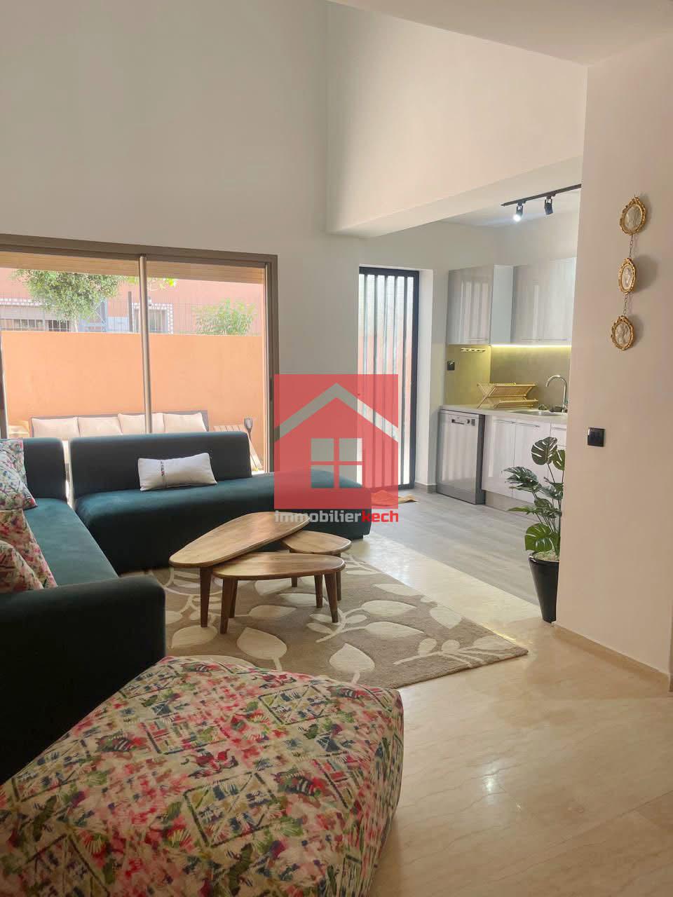 دوبليكس بالتيراس والمسبح للكراء الشهري – تاركة، مراكش