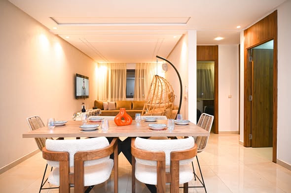 Superbe Appartement 3 chambres du luxe avec piscine  Marrakech